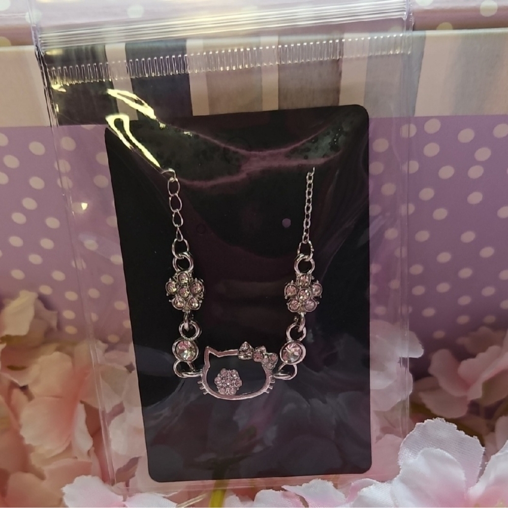 Hello Kitty Bracelet with Sparkling Accents - Silver - Picture 2 of 2